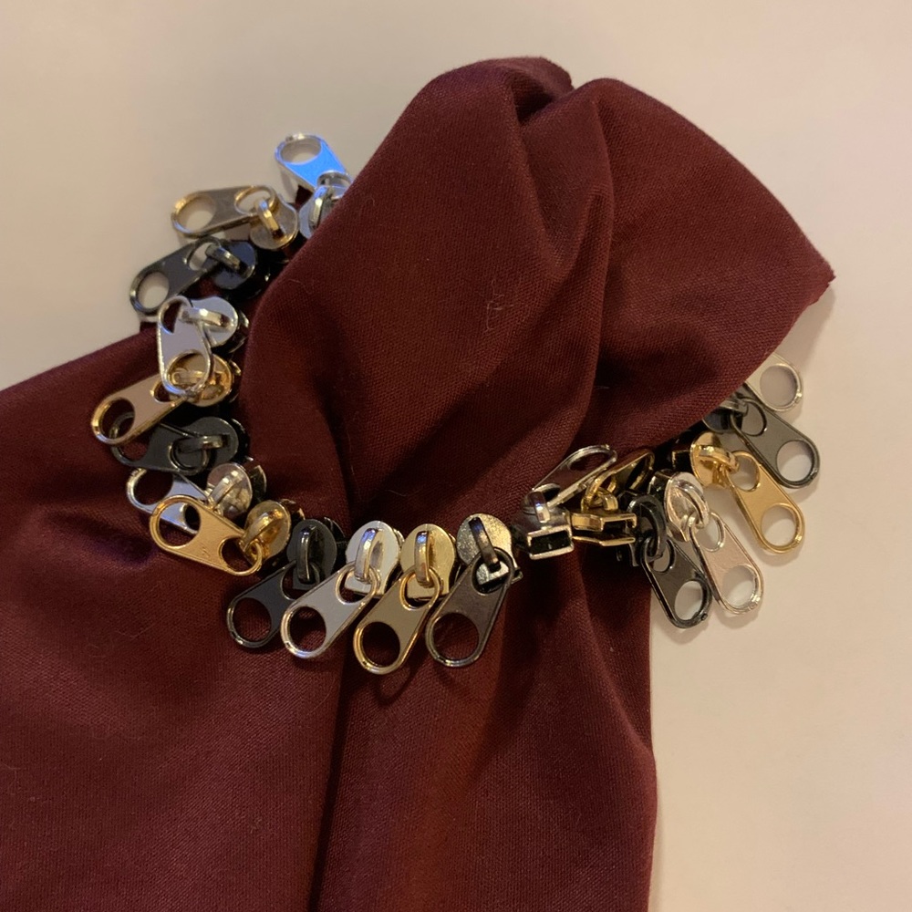 Bespoke zipper bracelet